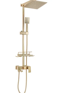 Kit De Douche Rea Jack Brush Gold 45X21,5X102Cm