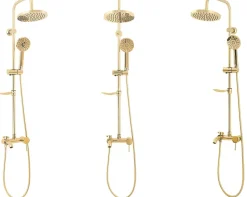 Kit De Douche Rea Luis Gold 45X21X100Cm