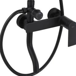 Kit De Douche Rea My1902-77B Storm Black 19X23X136Cm