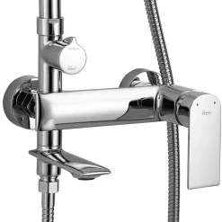 Kit De Douche Rea My2102-78C Veneta Chrome 19X25X136Cm
