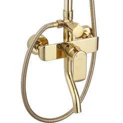 Kit De Douche Rea My1805-77G Bloom Gold 45X25X144Cm