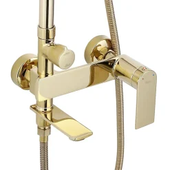 Kit De Douche Rea My1902-78G Storm Gold 19X23X136Cm