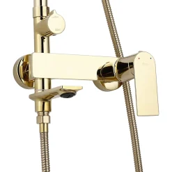 Kit De Douche Rea My1902-78G Storm Gold 19X23X136Cm