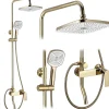 Kit De Douche Rea My1902-77G Storm Gold 19X23X136Cm