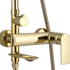 Kit De Douche Rea My2102-78G Veneta Gold 19X25X136Cm