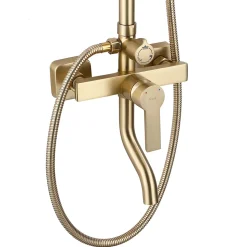 Kit De Douche Rea My2021-77Gg Argus Brush Gold 44X23X144Cm