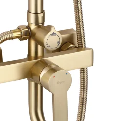 Kit De Douche Rea My2021-77Gg Argus Brush Gold 44X23X144Cm