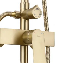 Kit De Douche Rea My2061-77Gg Hass Brush Gold 40,5X26,5X122Cm
