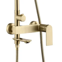 Kit De Douche Rea My1902-78Gg Storm Brush Gold 45X19X136Cm