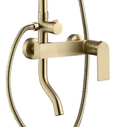 Kit De Douche Rea My1902-77Gg Storm Brush Gold 45X19X144Cm