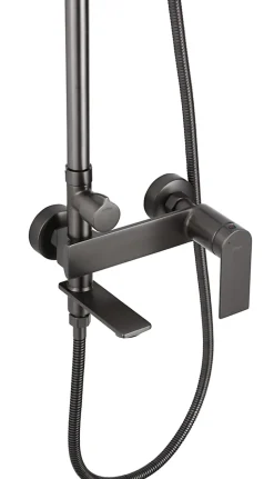 Kit De Douche Rea My1902-78H Storm Titanium 19X23X136Cm