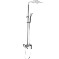 Kit De Douche Rea Navaro Chrome 14,5X21,5X119,5Cm