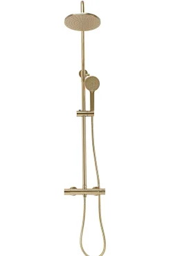 Kit De Douche Rea Parot Thermostat Brush Gold 10X27X120Cm