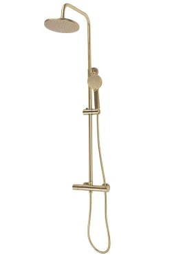 Kit De Douche Rea Parot Thermostat Brush Gold 10X27X120Cm