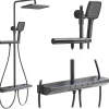 Kit De Douche Rea Pedro Thermostat Titanium