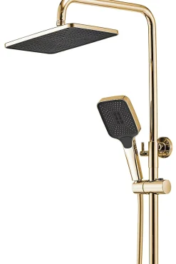 Kit De Douche Rea Rob Thermostat Gold 11,5X33X115Cm
