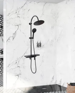 Kit De Douche Rea Vigo Black 51,5X40X99Cm