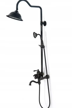 Kit De Douche Rea Vintage Black 46,5X20,5X137Cm