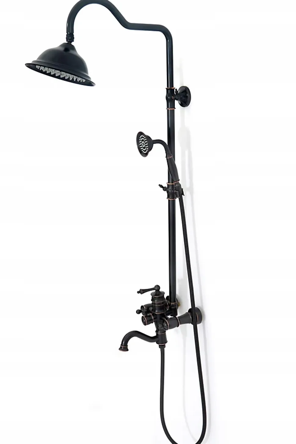 Kit De Douche Rea Vintage Black 46,5X20,5X137Cm