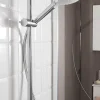 Kit de douche sans robinetterie avec douchette 3 jets + flexible + barre réglable Hansgrohe Croma Select S Vario