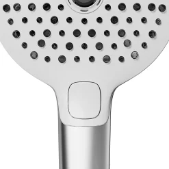 Kit de douche sans robinetterie avec douchette 3 jets + flexible + barre réglable chrome GoodHome Kolima