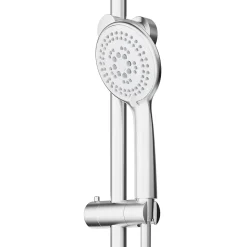 Kit de douche sans robinetterie 5 jets GoodHome Kielder chromé