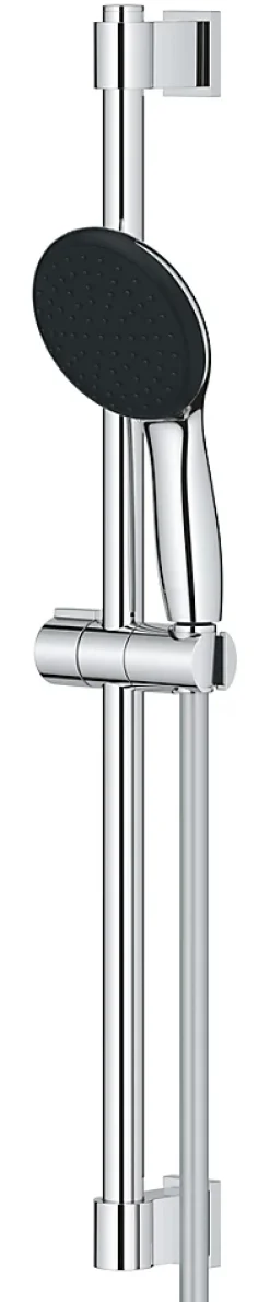 Kit de douche sans robinetterie avec douchette 1 jet + flexible + barre chrome, Grohe Vitalio Start 110