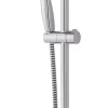 Kit de douche sans robinetterie avec douchette 2 jets + flexible + barre réglable, chrome, Grohe Vitalio Start 100
