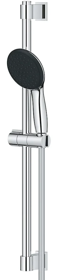 Kit de douche sans robinetterie avec douchette + flexible + barre chrome, Grohe Vitalio Start