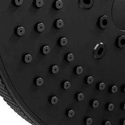Kit de douche sans robinetterie avec douchette 5 jets + flexible + barre réglable, noir, GoodHome Selenga