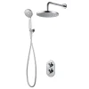 Kit de douche thermostatique à encastrer chrome GoodHome Cavally