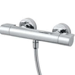 Kit de douche thermostatique chrome GoodHome Cavally