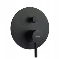 Kit de douche-baignoire encastrée REA Lungo Black + box