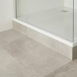 Kit de fixations de plinthes à carreler pour receveur de douche à poser, amovibles, GoodHome Brosna