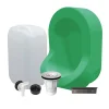 Kit spécial jardin : urinoir mural sans eau et bidon de récupération 25L - Valorisation de l'urine comme engrais - Vert