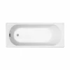 KOLO by Geberit Opal Plus 160 x 70 cm Baignoire droite avec pieds 180 L en acrylique, blanc (XWP1260000)