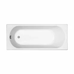 KOLO by Geberit Opal Plus 160 x 70 cm Baignoire droite avec pieds 180 L en acrylique, blanc (XWP1260000)