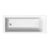 KOLO by Geberit Rekord 160 x 70 cm Baignoire droite avec pieds en acrylique, blanc (XWP1660000)
