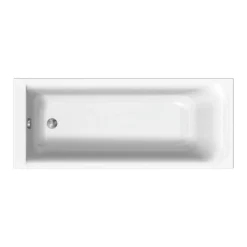 KOLO by Geberit Rekord 170 x 70 cm Baignoire droite avec pieds en acrylique, blanc (XWP1670000)