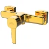 Laiton Dore Robinet Douche Salle de Bain Levier Unique Mural Melangeur