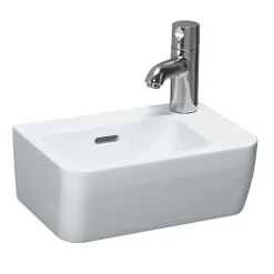Laufen Pro Lave-mains 36x25 cm avec trou pour robinetterie sur la droite, Blanc (H8169550001061)