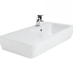 Lavabo Advance céramique traditionnelle SANINDUSA 90x52 blanc