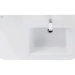 Lavabo Advance céramique traditionnelle SANINDUSA 90x52 blanc