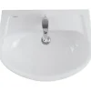 Lavabo 60cm mural céramique traditionnelle SANINDUSA Cetus blanc