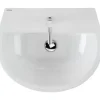Lavabo 50cm mural céramique traditionnelle SANINDUSA Easy blanc