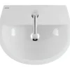 Lavabo 55cm mural céramique traditionnelle SANINDUSA Aveiro Easy blanc