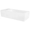 Lavabo de salle de bain vasque à poser toilette blanc en céramique 510 x 250 mm