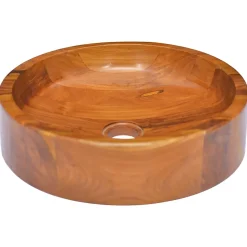 Lavabo de salle d'eau vasque à bois Helloshop26