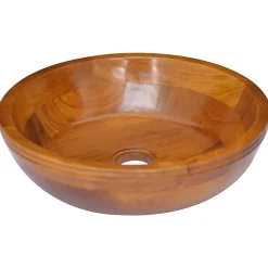 Lavabo de salle d'eau vasque à bois Helloshop26