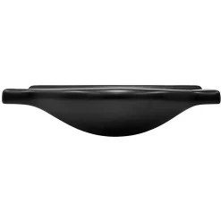 Lavabo en ceramique noir mat vasque encastre pour salle de bain 870x505x225 mm